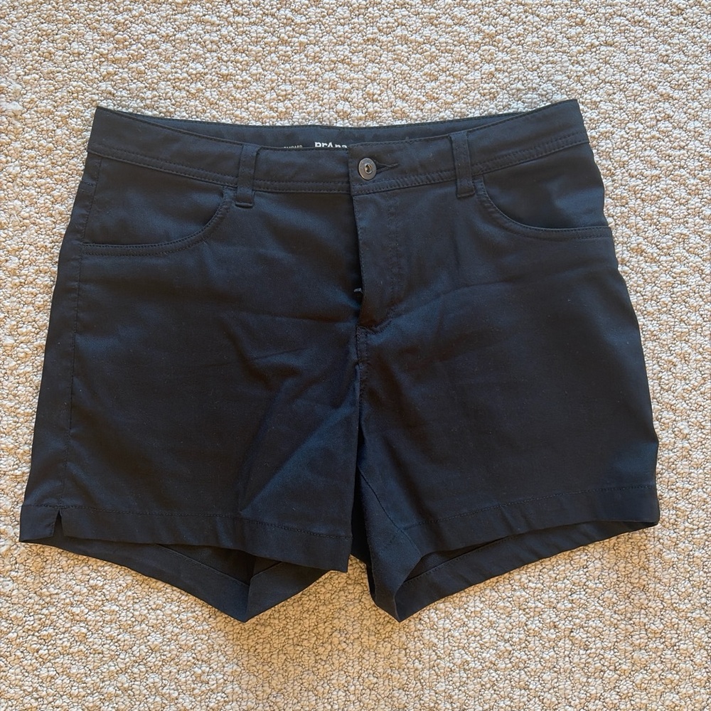 Prana Women's Black Stretch Zion Halle Short